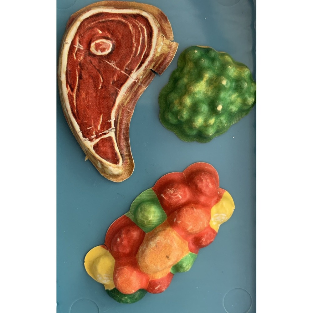 Vintage Deluxe Reading Barbie 1960's Dream Kitchen Vegetables Steak Fruit